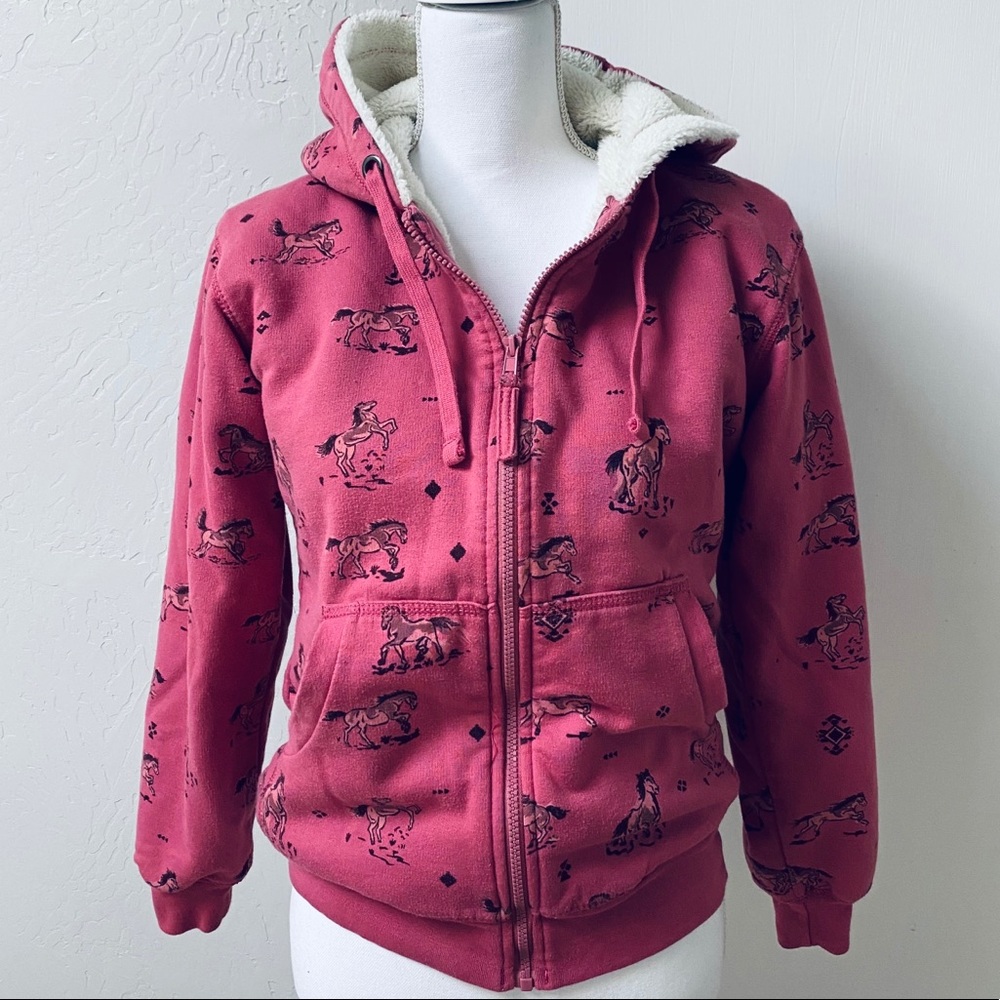 Women's Pink Horse Print Jacket